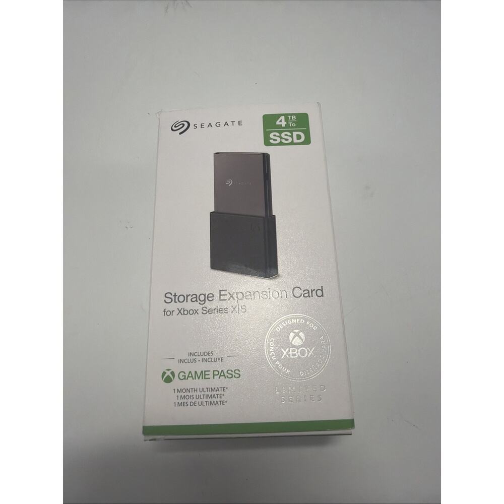 Seagate Limited Series 4TB Expansion Card for Xbox Series X|S Open Box